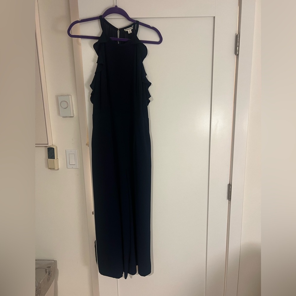 Elegant navy Halter Jumpsuit